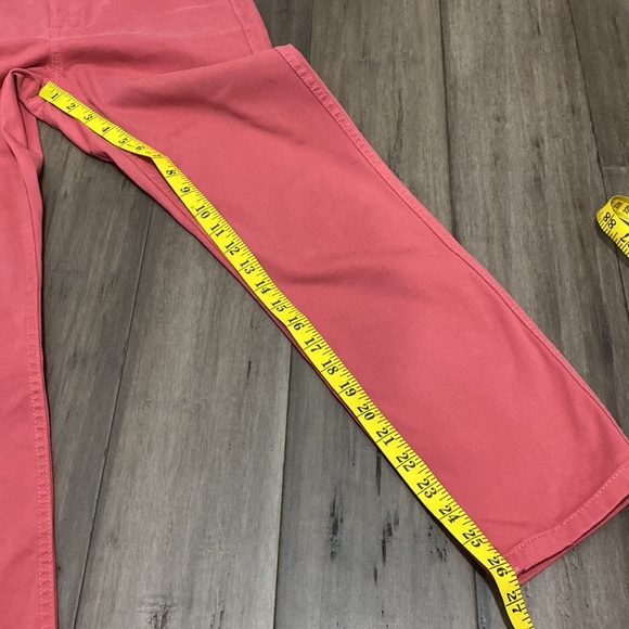J crew Vintage slim-straight stretch chino pant red pink AB648 - Picture 10 of 10